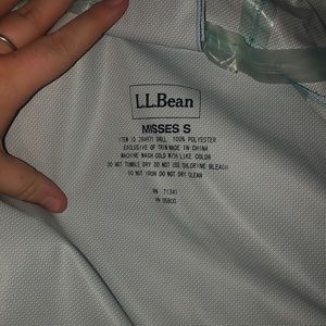 ll bean rain jacket